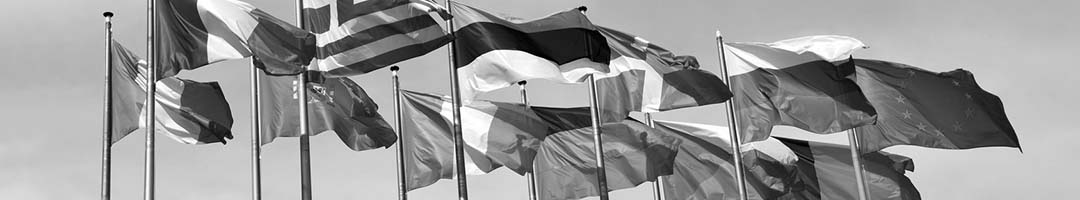 Flaggen als Symbol für internationales Steuerrecht